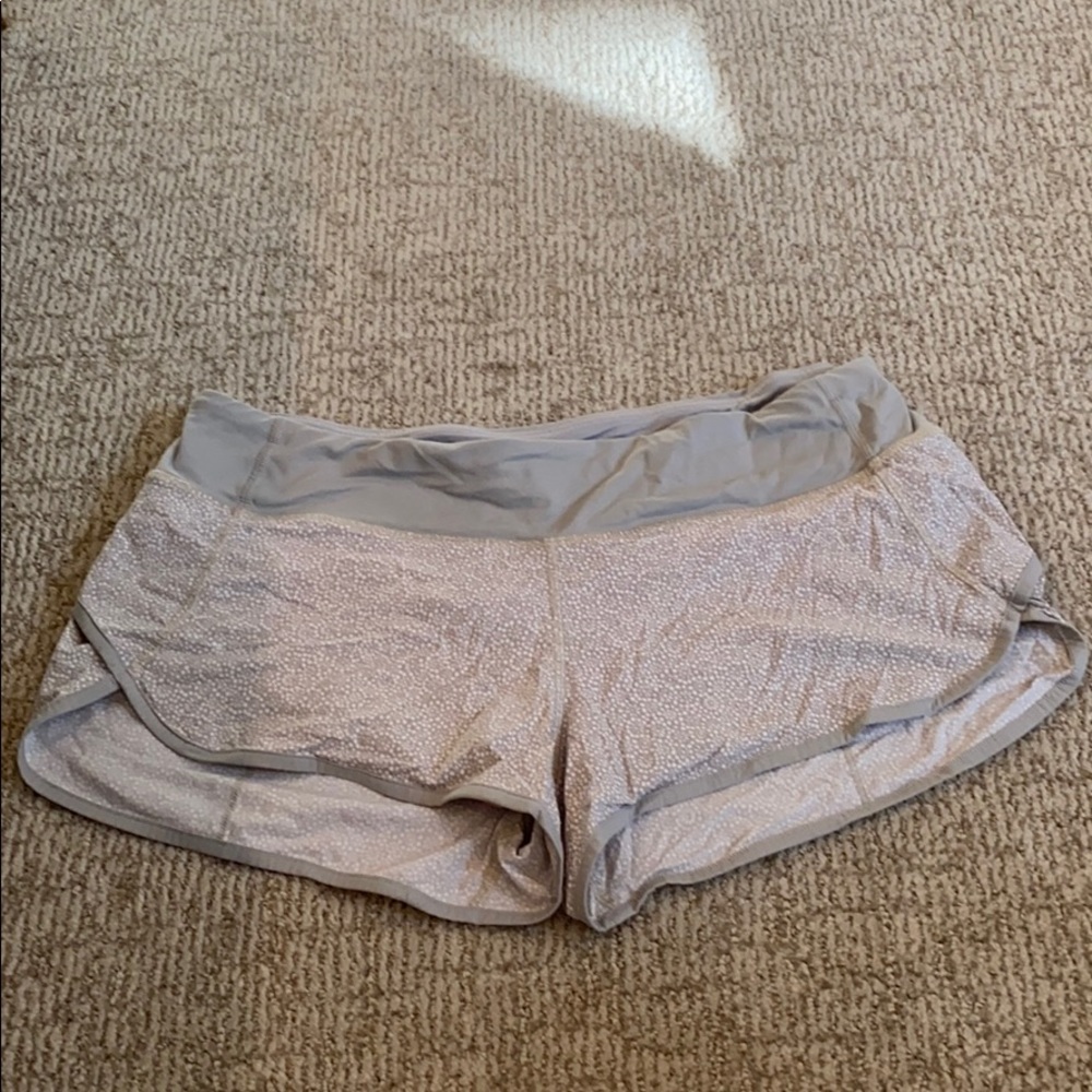 Lululemon shorts, patterned